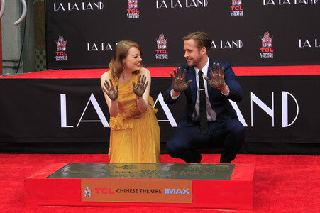 Hand and Footprint Ceremony mit Emma Stone und Ryan Gossling in Los Angeles