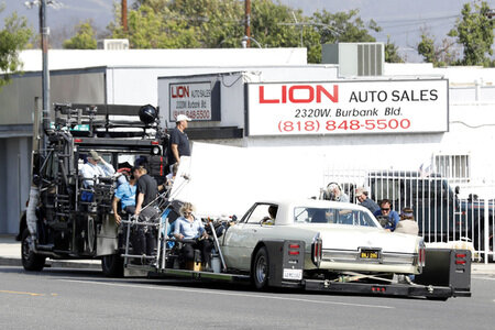 Dreharbeiten zu 'Once Upon a Time in Hollywood' in Burbank