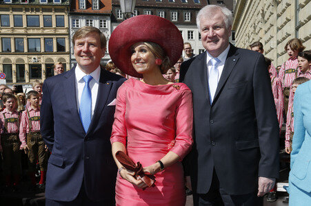 König Willem-Alexander und Königin Maxima der Niederlande in München