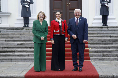Begrüßung der Kronprinzessin Victoria von Schweden in Berlin