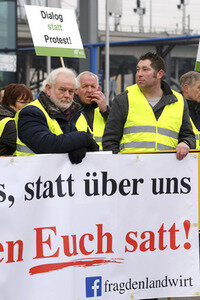 Demonstration 'Wir haben es Satt!' in Berlin