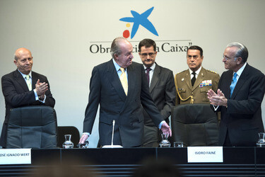 King Juan Carlos bei der La Caixa Grants Ceremony, Madrid