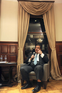 Chris Christie Podiumsgespräch in New York