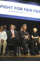 'Fight for Fair Pay' Kampagne in New York