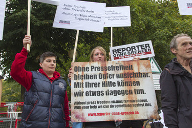 Kundgebung vor der Türkischen Botschaft, Berlin