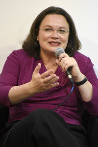 Andrea Nahles auf der Frankfurter Buchmesse 2017