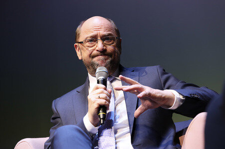 Martin Schulz zu Gast bei 'BRIGITTE Live' in Berlin