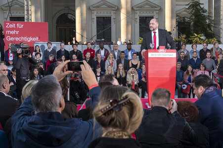 Wahlkampfveranstaltung mit Martin Schulz in Berlin