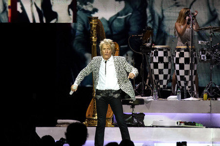 Konzert von Rod Stewart in Berlin