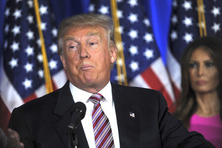 Wahlkampfrede von Donald Trump in Briarcliff Manor