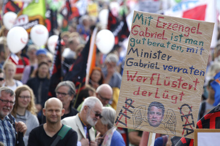 Demo gegen TTIP und Ceta in Köln