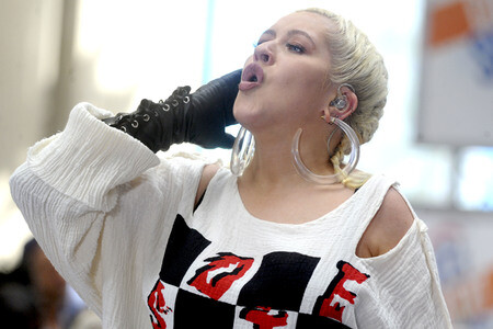 Konzert von Christina Aguilera in New York