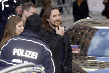 'Knight of Cups' Pressekonferenz Abfahrt, Berlinale 2015