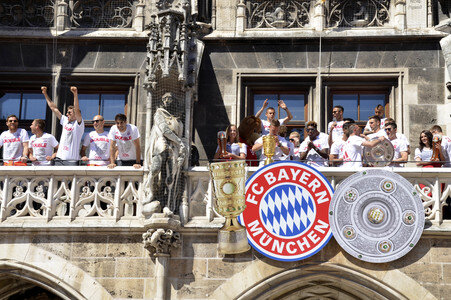 DFB-Pokalfeier des FC Bayern München