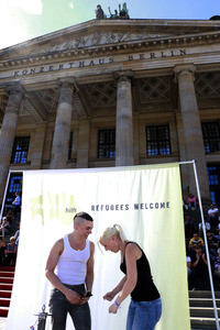 Benefizkonzert 'Refugees Welcome‬' in Berlin