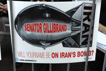Demonstration gegen den Iran Nuclear Deal in New York