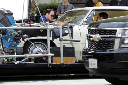 Dreharbeiten zu 'Once Upon a Time in Hollywood' in Burbank