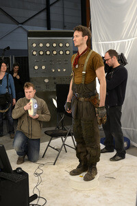 Dreharbeiten zu 'Iron Sky: The Coming Race' in Lint