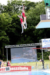 Wassersprung-Show 'Sprung meines Lebens' in Halle