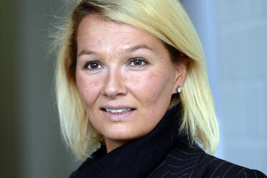 Franziska van Almsick präsentiert ihr Online-Fitness-Studio, Langenhagen
