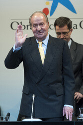 King Juan Carlos bei der La Caixa Grants Ceremony, Madrid