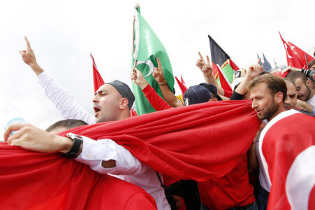 Erdogan-Demo in Köln