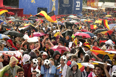 WM-Fanmeile beim Spiel Deutschland gegen USA, Berlin