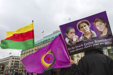 Kurden Demonstration, Berlin