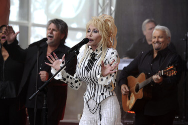 Dolly Parton bei der NBC-Show 'Today', New York