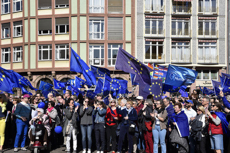 'Pulse of Europe' Kundgebung in Frankfurt