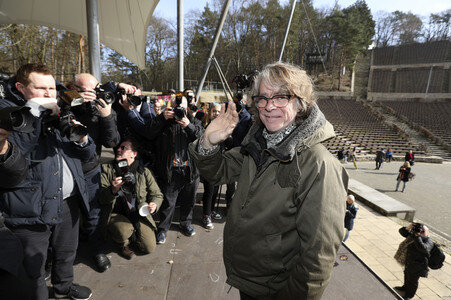 Fototermin mit Helge Schneider in Berlin