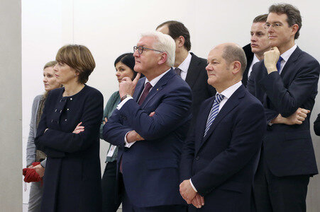 Bundespräsident Steinmeier besucht die Elbphilharmonie in Hamburg