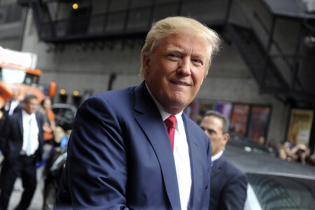 Dolad Trump besucht 'The Late Show with Stephen Colbert' in New York