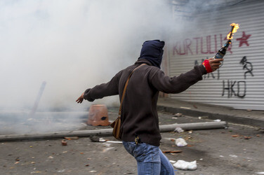 Maidemonstration in Istanbul