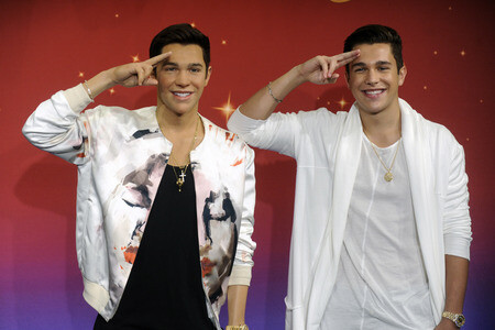 Präsentation der Austin Mahone Wachsfigur in New York