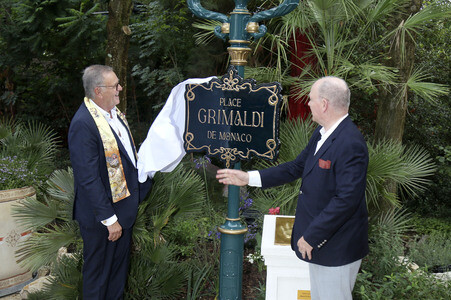 Einweihung des Themenbereichs Monaco mit Fürst Albert II. im Europa-Park in Rust