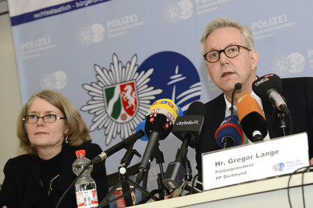 Pressekonferenz zur Verhaftung von Marcel H. in Dortmund