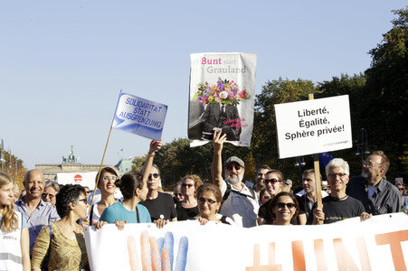 Demonstration 'Unteilbar' in Berlin