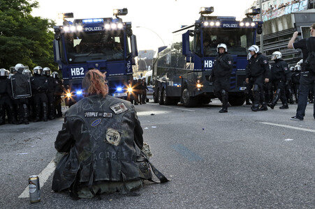'G20 Welcome to Hell' Demo in Hamburg