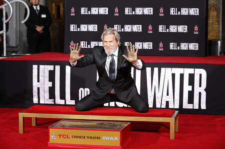 Hand and Footprint Ceremony mit Jeff Bridges in Los Angeles