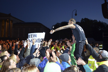 Konzert 'Stars sagen Danke! - Wir. Stimmen für geflüchtete Menschen' in München