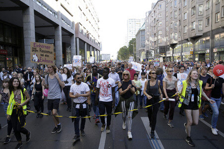 Demonstration 'Unteilbar' in Berlin