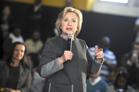 Wahlkampfrede von Hillary Clinton in New York