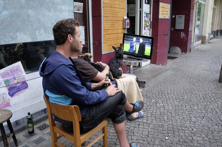 UEFA-Fußball-Europameisterschaft 2016 Spiel Deutschland gegen die Ukraine in Berlin