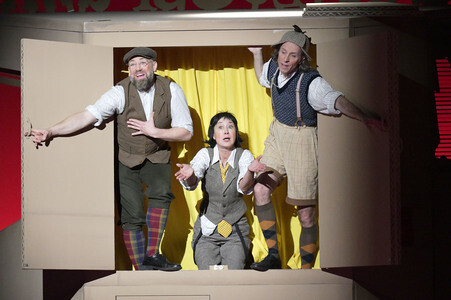 Theaterprobe 'Erich und die Detektive' in Berlin