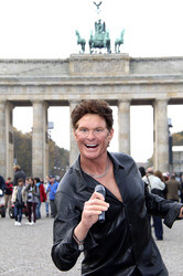 Launch der Wachsfigur von David Hasselhoff, Berlin