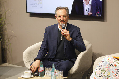 Eckart von Hirschhausen auf der Frankfurter Buchmesse 2025 in Frankfurt
