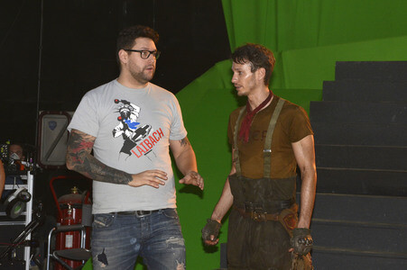 Dreharbeiten zu 'Iron Sky: The Coming Race' in Lint