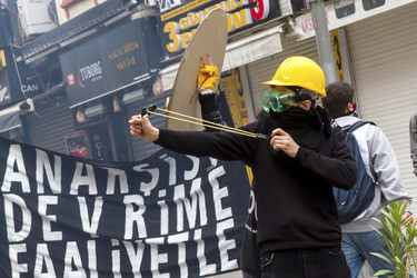 Maidemonstration in Istanbul
