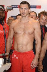 Wiegen zum Kampf Klitschko vs. Leapi, Mülheim an der Ruhr